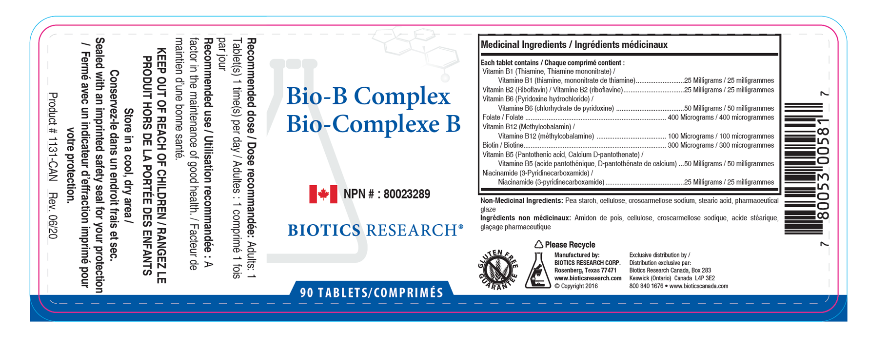 Bio-B-Complex-Label